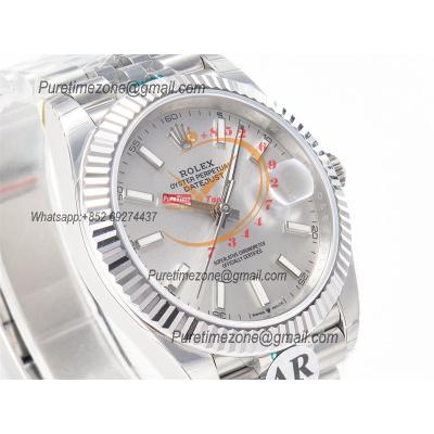 Datejust 126334 41 VR3235 Automatic Mens Watch Best Edition ARF Silver Dial On 904L Jubilee SS Bracelet CHS