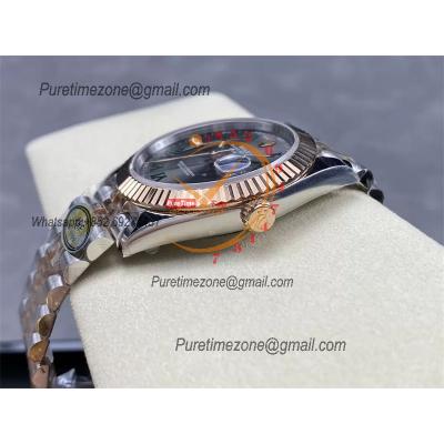 Datejust 126331 41 VR3235 Wimbledon Automatic Mens Watch Best Edition ARF RG Gray Dial On 904L Jubilee SS Bracelet CHS