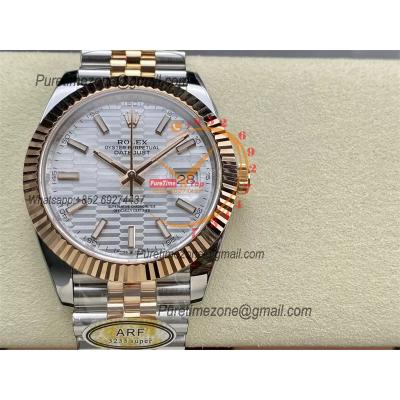 Datejust 126331 41 VR3235 Automatic Mens Watch Best Edition ARF RG Fluted Silver Dial On 904L Jubilee SS Bracelet CHS