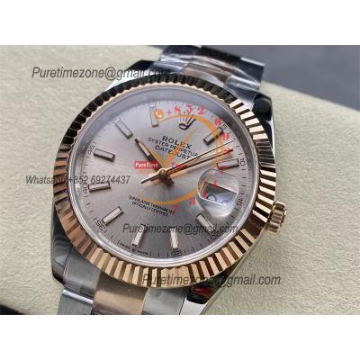 Datejust 126331 41 VR3235 Automatic Mens Watch Best Edition ARF RG Rose Gold Dial On 904L Oyster SS Bracelet CHS