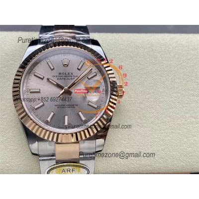 Datejust 126331 41 VR3235 Automatic Mens Watch Best Edition ARF RG Rose Gold Dial On 904L Oyster SS Bracelet CHS