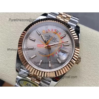 Datejust 126331 41 VR3235 Automatic Mens Watch Best Edition ARF RG Rose Gold Dial On 904L Jubilee SS Bracelet CHS