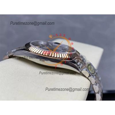 Datejust 126331 41 VR3235 Automatic Mens Watch Best Edition ARF RG Fluted Gray Dial On 904L Jubilee SS Bracelet CHS