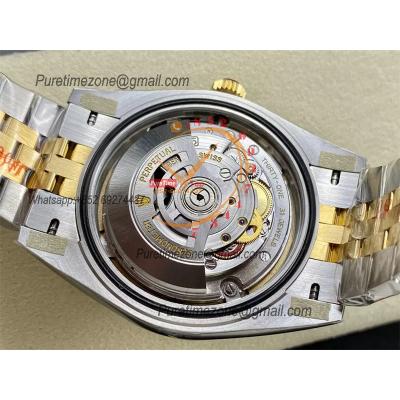 Datejust 126333 41 VR3235 Automatic Mens Watch Best Edition ARF YG Fluted Gold Dial On 904L Jubilee SS Bracelet CHS