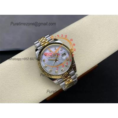 Datejust 126333 41 VR3235 Automatic Mens Watch Best Edition ARF YG MOP Dial On 904L Jubilee SS Bracelet CHS