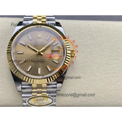 Datejust 126333 41 VR3235 Automatic Mens Watch Best Edition ARF YG Gold Dial On 904L Jubilee SS Bracelet CHS