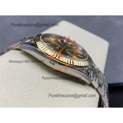 Datejust 126333 41 VR3235 Automatic Mens Watch Best Edition ARF YG Gold Dial On 904L Jubilee SS Bracelet CHS