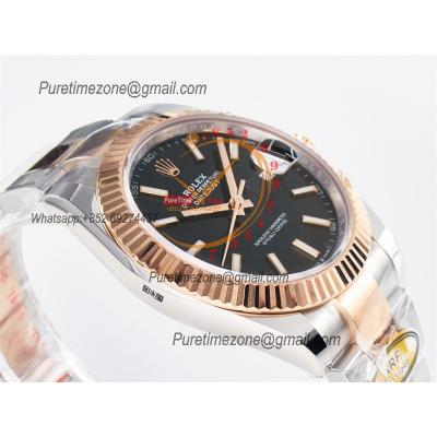 Datejust 126331 41 SH3235 Automatic Mens Watch Best Edition ARF RG Black Dial 904L Oyster Bracelet (Gain Weight）