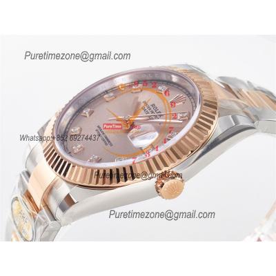 Datejust 126331 41 SH3235 Automatic Mens Watch Best Edition ARF RG Gold Dial 904L Oyster Bracelet (Gain Weight）