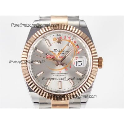 Datejust 126331 41 SH3235 Automatic Mens Watch Best Edition ARF RG Silver Dial 904L Oyster Bracelet (Gain Weight）