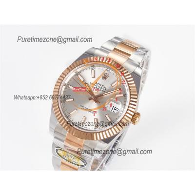 Datejust 126331 41 SH3235 Automatic Mens Watch Best Edition ARF RG Silver Dial 904L Oyster Bracelet (Gain Weight）