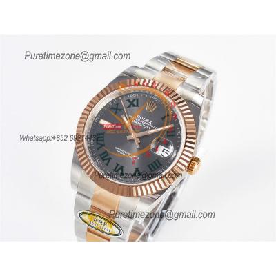 Datejust 126331 41 SH3235 Automatic Mens Watch Best Edition ARF RG Gray Dial 904L Oyster Bracelet (Gain Weight）