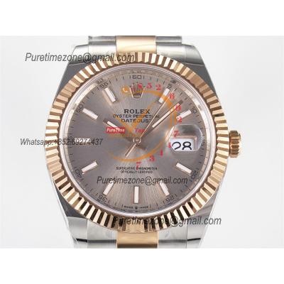 Datejust 126331 41 SH3235 Automatic Mens Watch Best Edition ARF RG Glod Dial 904L Oyster Bracelet (Gain Weight）