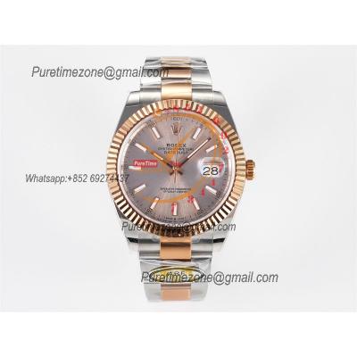 Datejust 126331 41 SH3235 Automatic Mens Watch Best Edition ARF RG Glod Dial 904L Oyster Bracelet (Gain Weight）