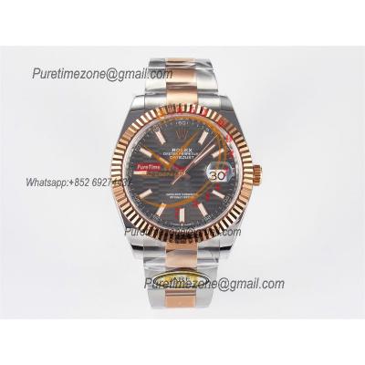 Datejust 126331 41 SH3235 Automatic Mens Watch Best Edition ARF RG Gray Dial 904L Oyster Bracelet (Gain Weight）