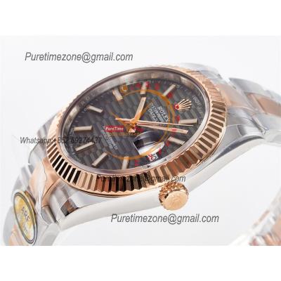 Datejust 126331 41 SH3235 Automatic Mens Watch Best Edition ARF RG Gray Dial 904L Oyster Bracelet (Gain Weight）