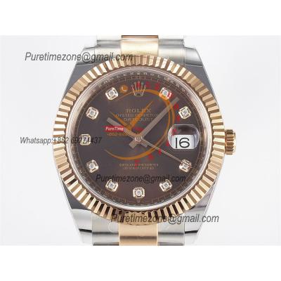 Datejust 126331 41 SH3235 Automatic Mens Watch Best Edition ARF RG Brown Dial 904L Oyster Bracelet (Gain Weight）