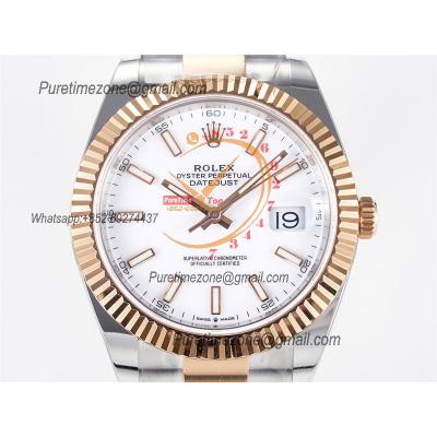 Datejust 126331 41 SH3235 Automatic Mens Watch Best Edition ARF RG White Dial 904L Oyster Bracelet (Gain Weight）