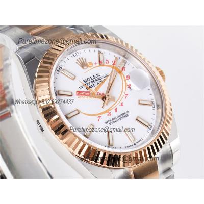 Datejust 126331 41 SH3235 Automatic Mens Watch Best Edition ARF RG White Dial 904L Oyster Bracelet (Gain Weight）