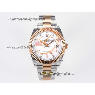 Datejust 126331 41 SH3235 Automatic Mens Watch Best Edition ARF RG White Dial 904L Oyster Bracelet (Gain Weight）