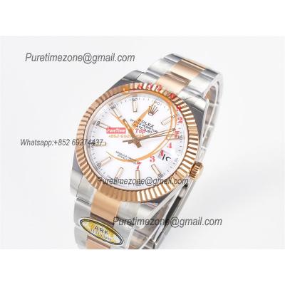 Datejust 126331 41 SH3235 Automatic Mens Watch Best Edition ARF RG White Dial 904L Oyster Bracelet (Gain Weight）