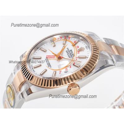 Datejust 126331 41 SH3235 Automatic Mens Watch Best Edition ARF RG White Dial 904L Oyster Bracelet (Gain Weight）