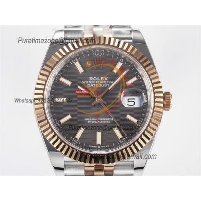 Datejust 126331 41 SH3235 Automatic Mens Watch Best Edition ARF RG Gray Dial 904L Jubilee Bracelet (Gain Weight）