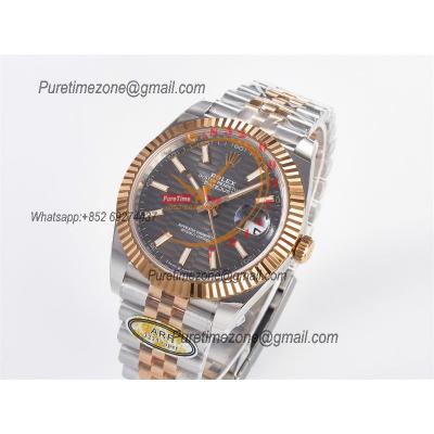 Datejust 126331 41 SH3235 Automatic Mens Watch Best Edition ARF RG Gray Dial 904L Jubilee Bracelet (Gain Weight）