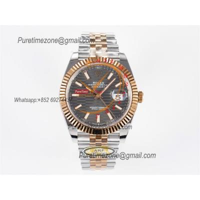 Datejust 126331 41 SH3235 Automatic Mens Watch Best Edition ARF RG Gray Dial 904L Jubilee Bracelet (Gain Weight）