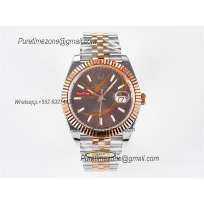 Datejust 126331 41 SH3235 Automatic Mens Watch Best Edition ARF RG Brown Dial 904L Jubilee Bracelet (Gain Weight）