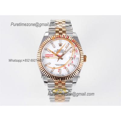 Datejust 126331 41 SH3235 Automatic Mens Watch Best Edition ARF RG White Dial 904L Jubilee Bracelet (Gain Weight）