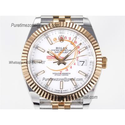 Datejust 126331 41 SH3235 Automatic Mens Watch Best Edition ARF RG White Dial 904L Jubilee Bracelet (Gain Weight）