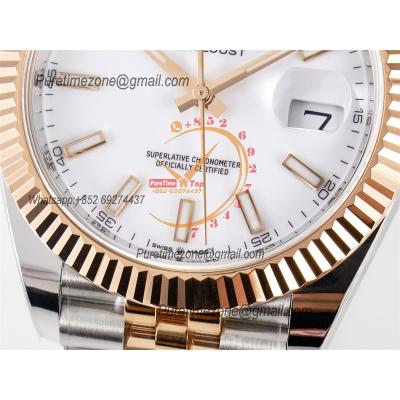 Datejust 126331 41 SH3235 Automatic Mens Watch Best Edition ARF RG White Dial 904L Jubilee Bracelet (Gain Weight）