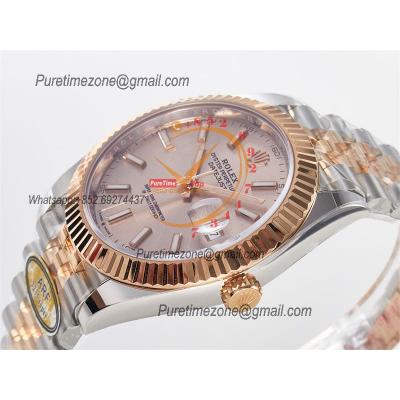 Datejust 126331 41 SH3235 Automatic Mens Watch Best Edition ARF RG Gold Dial 904L Jubilee Bracelet (Gain Weight）