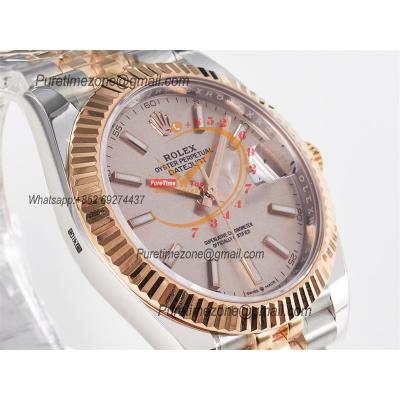 Datejust 126331 41 SH3235 Automatic Mens Watch Best Edition ARF RG Gold Dial 904L Jubilee Bracelet (Gain Weight）