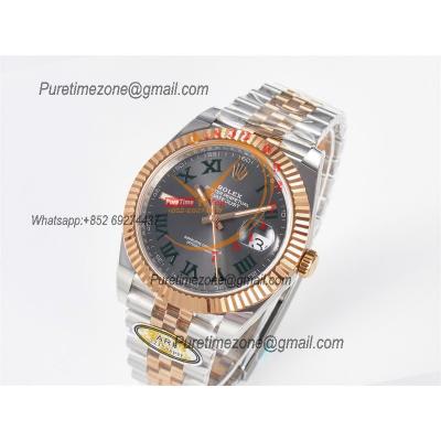 Datejust 126331 41 SH3235 Automatic Mens Watch Best Edition ARF RG Gray Dial 904L Jubilee Bracelet (Gain Weight）