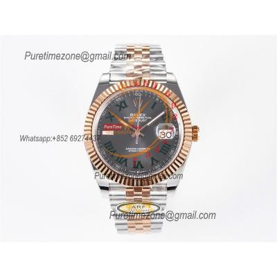 Datejust 126331 41 SH3235 Automatic Mens Watch Best Edition ARF RG Gray Dial 904L Jubilee Bracelet (Gain Weight）