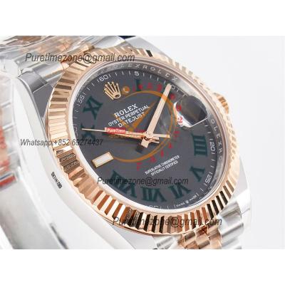 Datejust 126331 41 SH3235 Automatic Mens Watch Best Edition ARF RG Gray Dial 904L Jubilee Bracelet (Gain Weight）