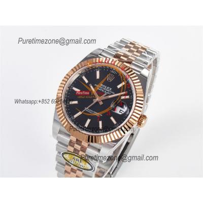 Datejust 126331 41 SH3235 Automatic Mens Watch Best Edition ARF RG Black Dial 904L Jubilee Bracelet (Gain Weight）