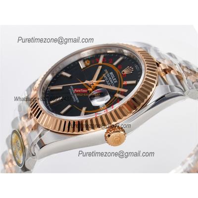 Datejust 126331 41 SH3235 Automatic Mens Watch Best Edition ARF RG Black Dial 904L Jubilee Bracelet (Gain Weight）