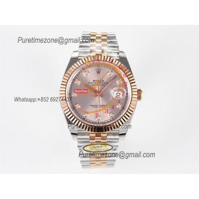 Datejust 126331 41 SH3235 Automatic Mens Watch Best Edition ARF RG Gold Dial 904L Jubilee Bracelet (Gain Weight）