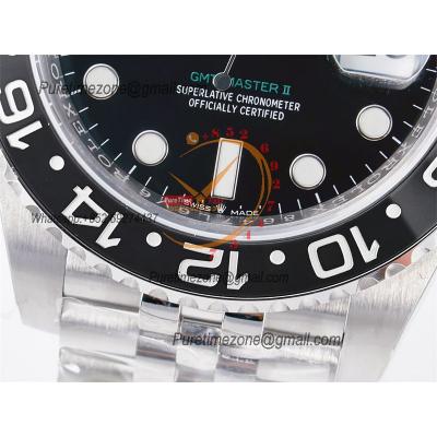 GMT Master II 126710 Wayne Burce VR3285 Automatic Mens Watch Best Edition ARF Black Dial 904L Jubilee SS Bracelet CHS