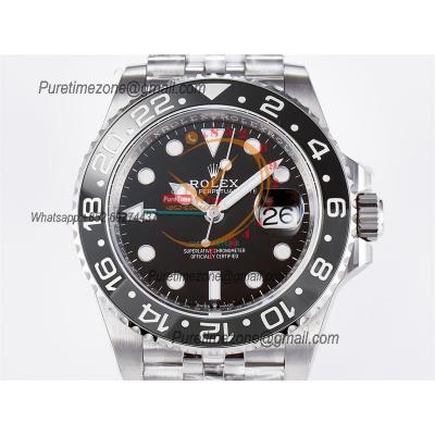 GMT Master II 126710 Wayne Burce VR3285 Automatic Mens Watch Best Edition ARF Black Dial 904L Jubilee SS Bracelet CHS