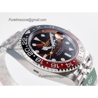 GMT Master II 126710 Cola VR3285 Automatic Mens Watch Best Edition ARF Black Dial 904L Jubilee SS Bracelet CHS