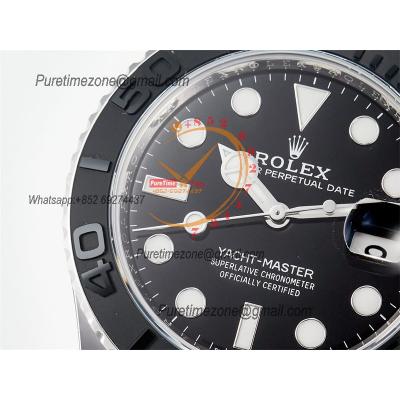 Yacht-Master 226659 VR3235 Automatic Mens Watch Best Edition ARF 42 SS Black Dial Oysterflex Strap CHS (Gain Weight)