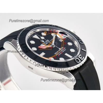 Yacht-Master 226659 VR3235 Automatic Mens Watch Best Edition ARF 42 SS Black Dial Oysterflex Strap CHS (Gain Weight)