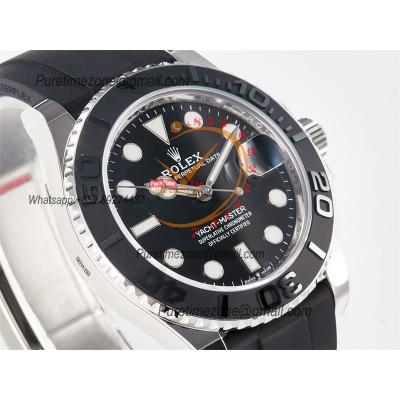 Yacht-Master 226659 VR3235 Automatic Mens Watch Best Edition ARF 42 SS Black Dial Oysterflex Strap CHS (Gain Weight)