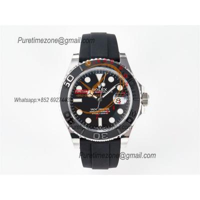 Yacht-Master 226659 VR3235 Automatic Mens Watch Best Edition ARF 42 SS Black Dial Oysterflex Strap CHS (Gain Weight)