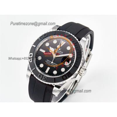 Yacht-Master 226659 VR3235 Automatic Mens Watch Best Edition ARF 42 SS Black Dial Oysterflex Strap CHS (Gain Weight)