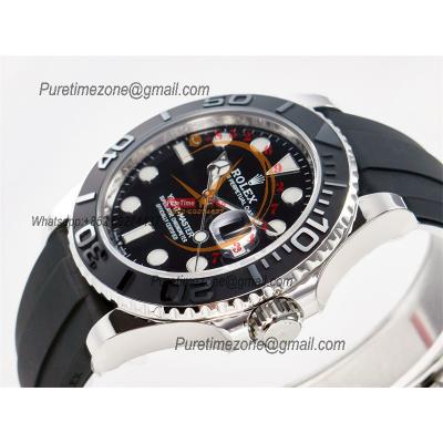 Yacht-Master 226659 VR3235 Automatic Mens Watch Best Edition ARF 42 SS Black Dial Oysterflex Strap CHS (Gain Weight)